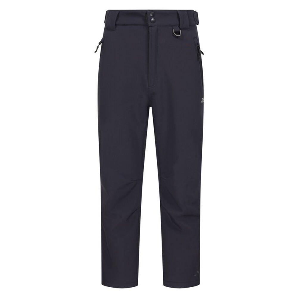 Trespass Mens Hemic Softshell Pants / Dark Flint